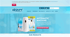 Desktop Screenshot of airpure.com