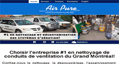 Desktop Screenshot of airpure.ca